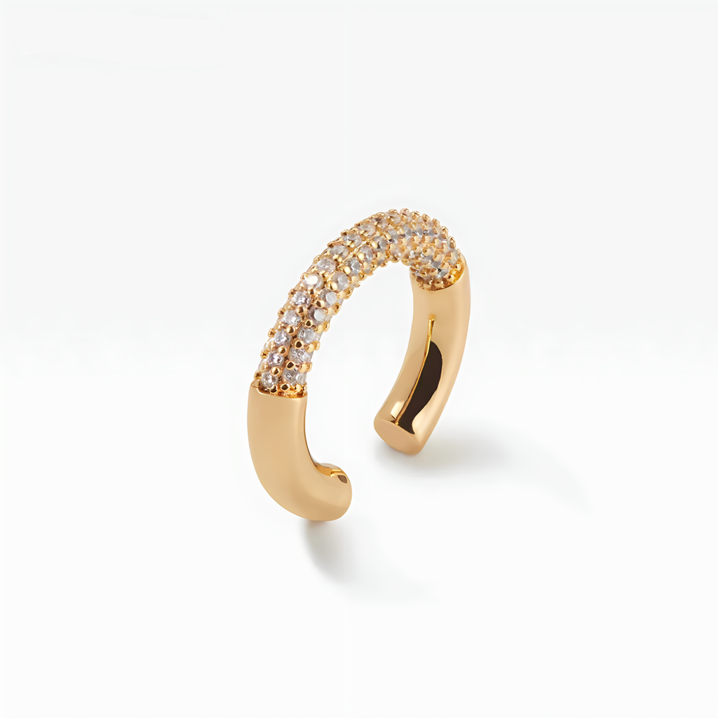 925 Sterling Silver Cléa Moon Piercing