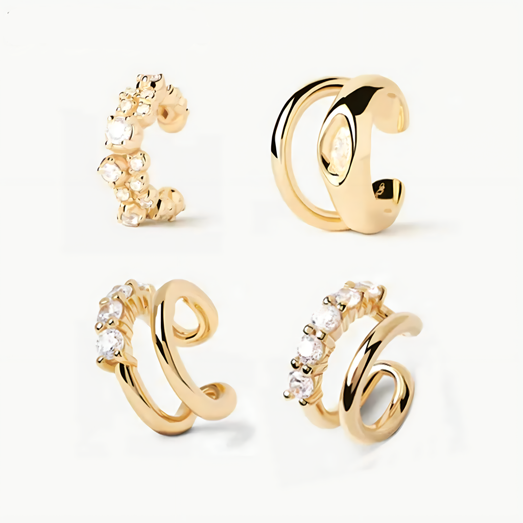 925 Sterling Silver Evelyne Radiant Piercing