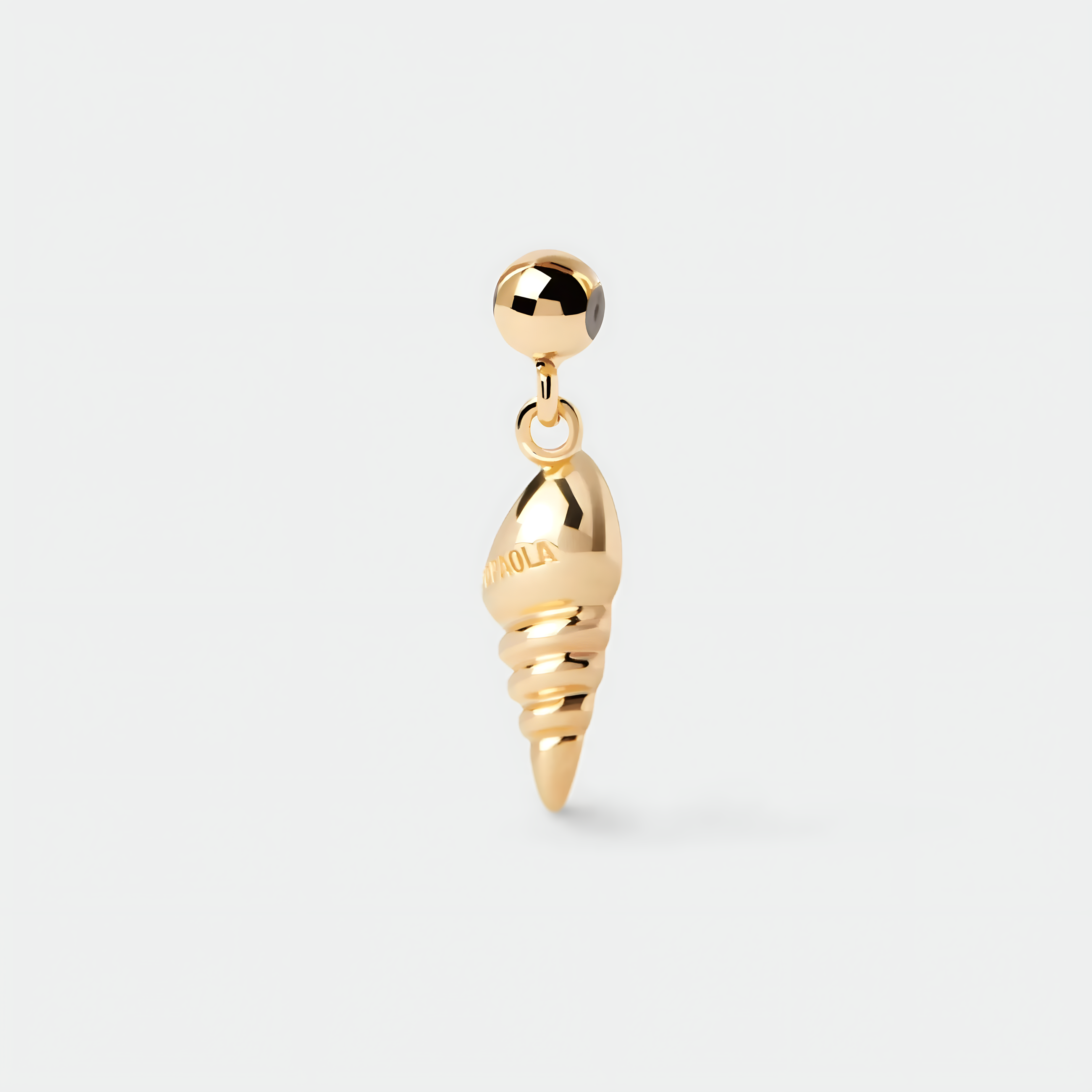 925 Sterling Silver Conch Charm
