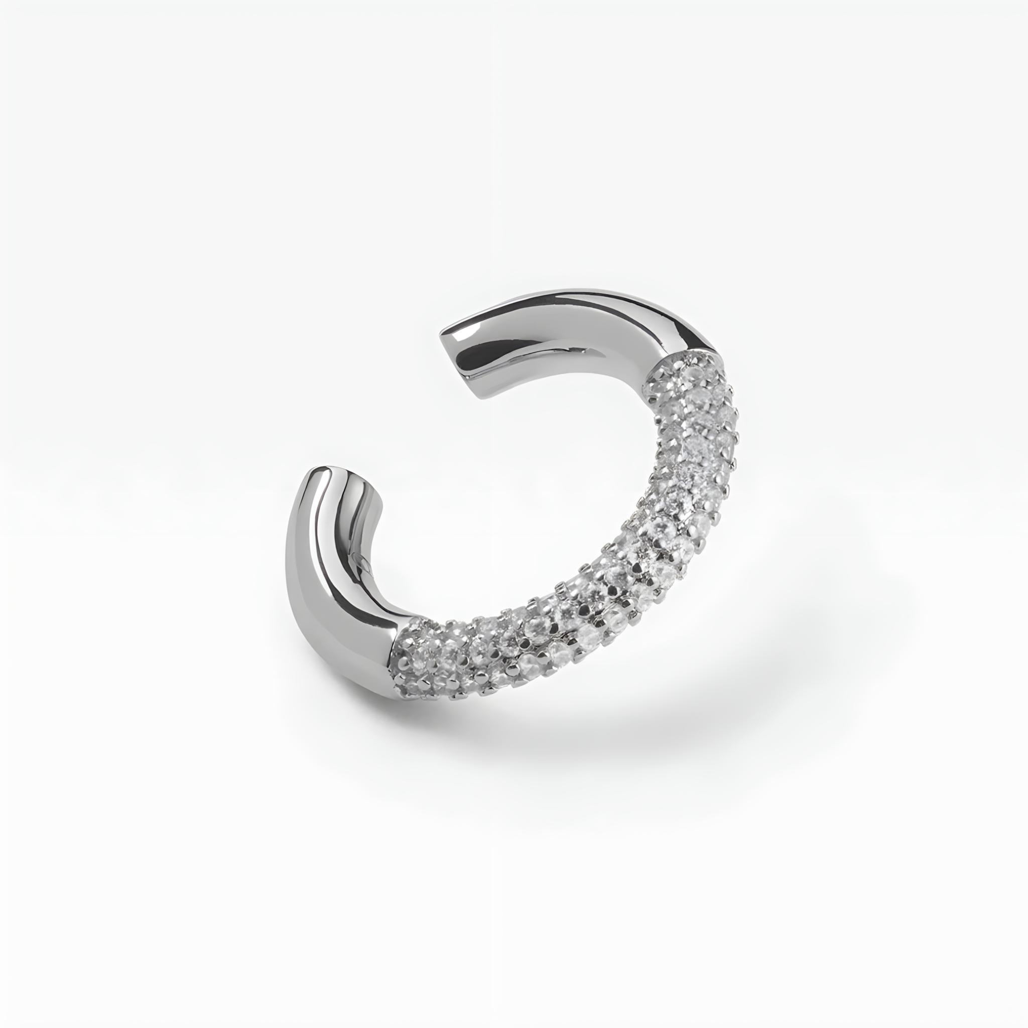 925 Sterling Silver Cléa Moon Piercing
