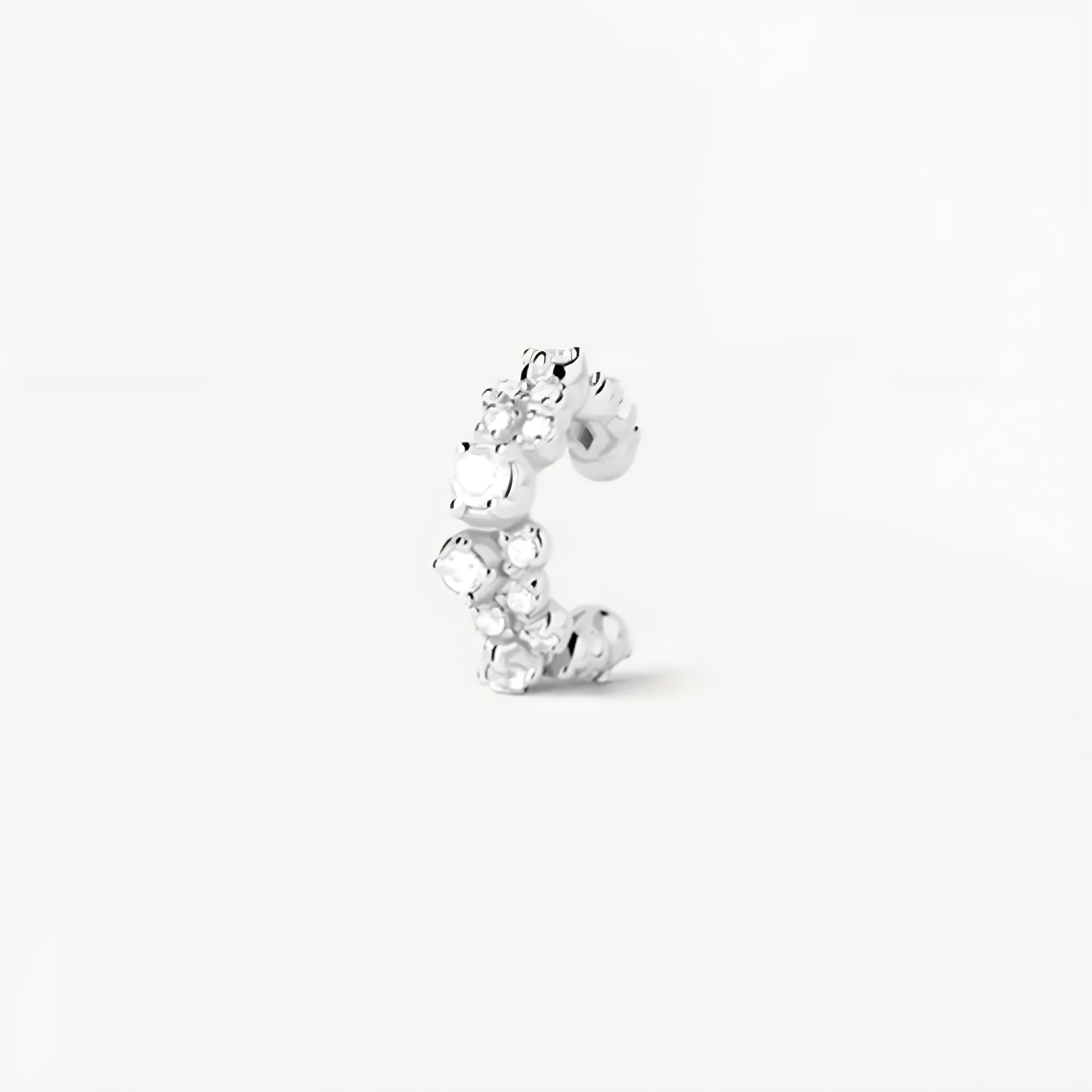 925 Sterling Silver Evelyne Radiant Piercing