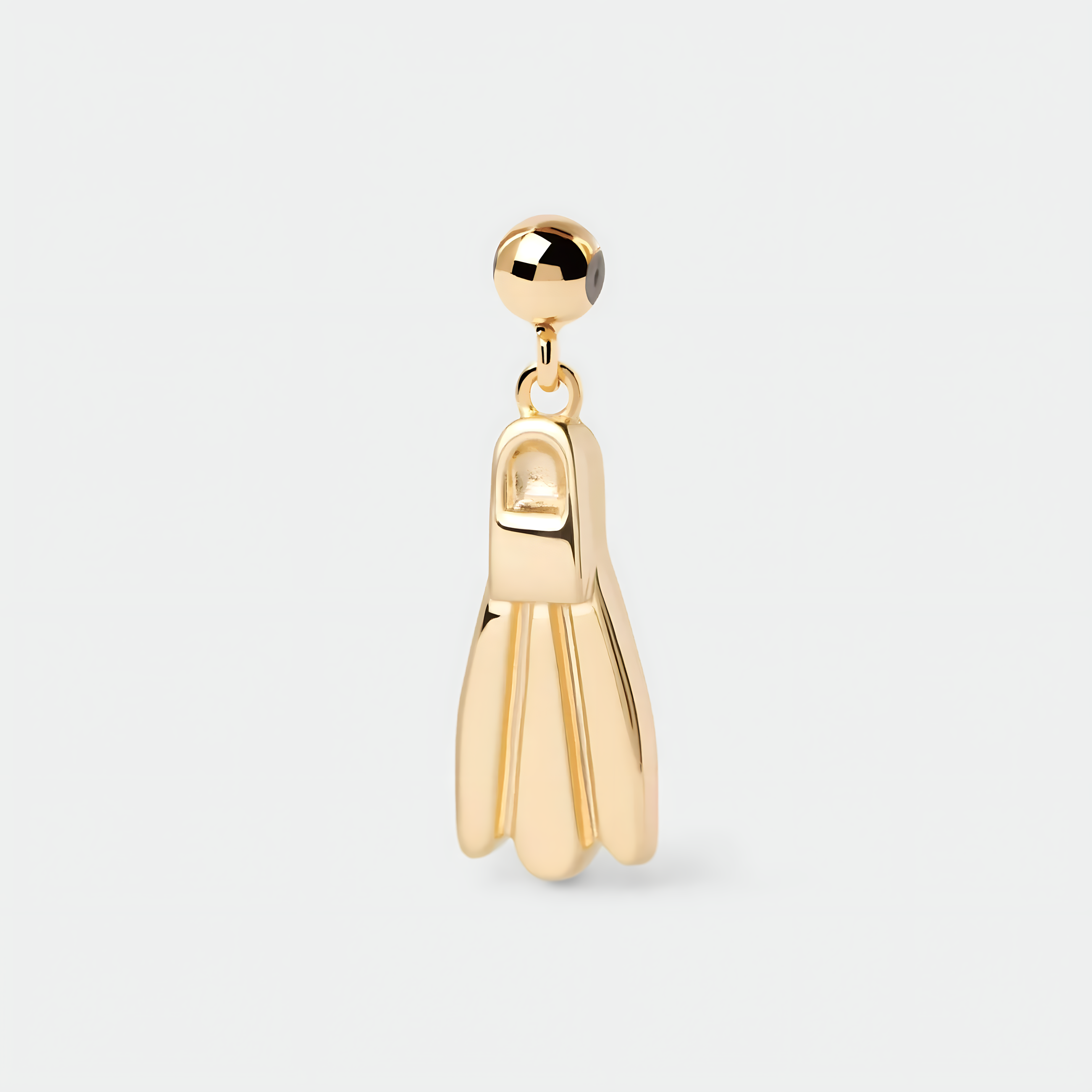 925 Sterling Silver Diving fins Charm