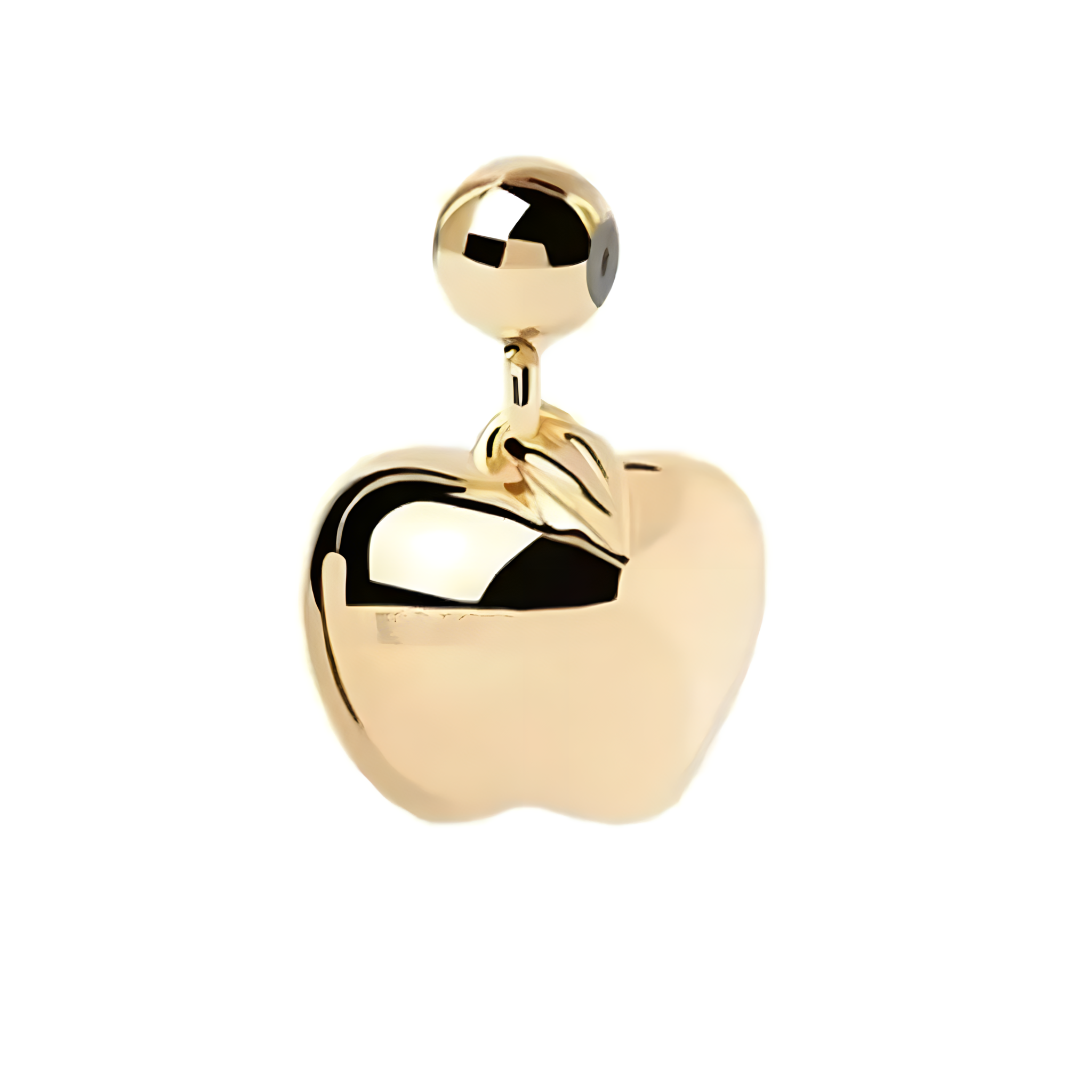 925 Sterling Silver Apple Charm