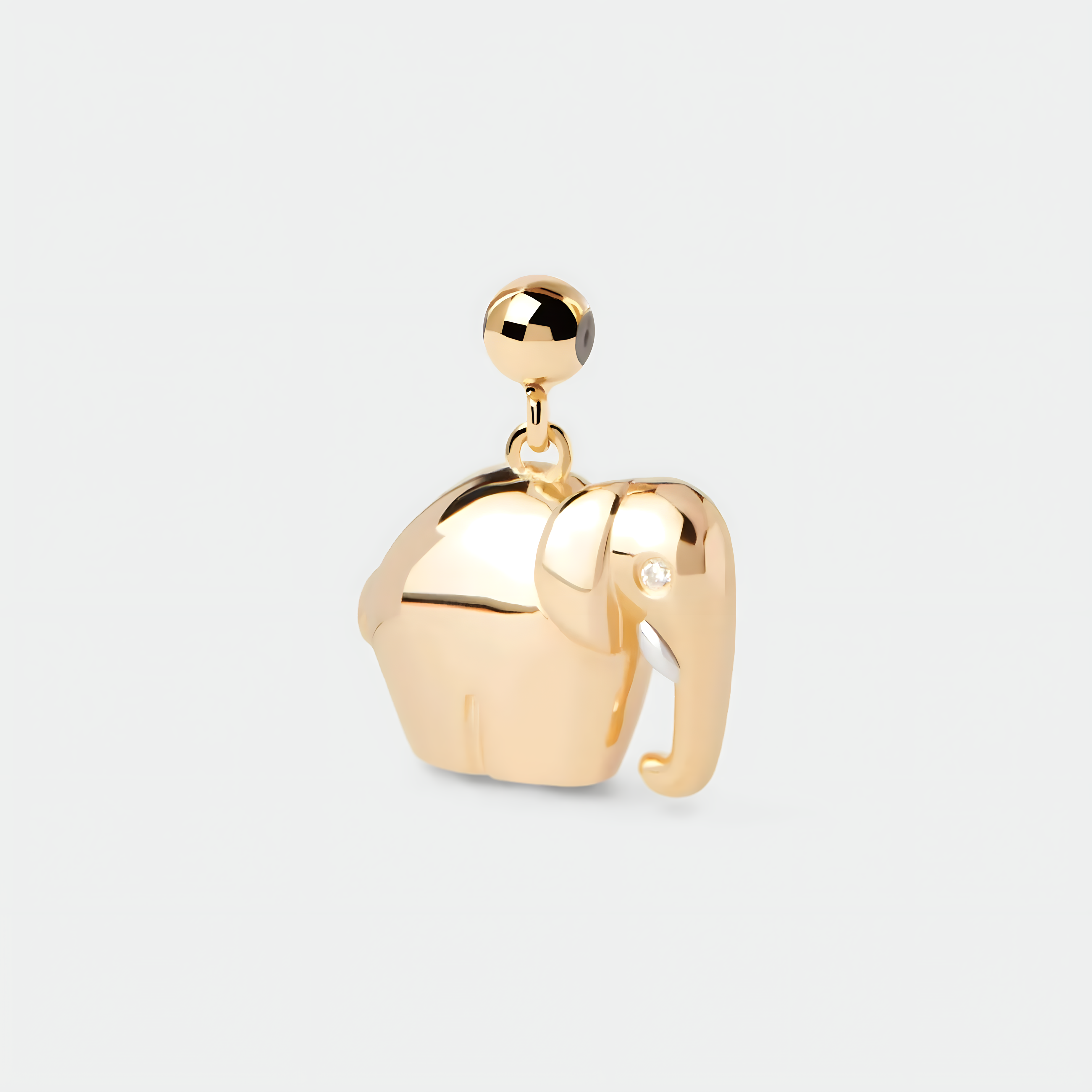 925 Sterling Silver Elephant Charm