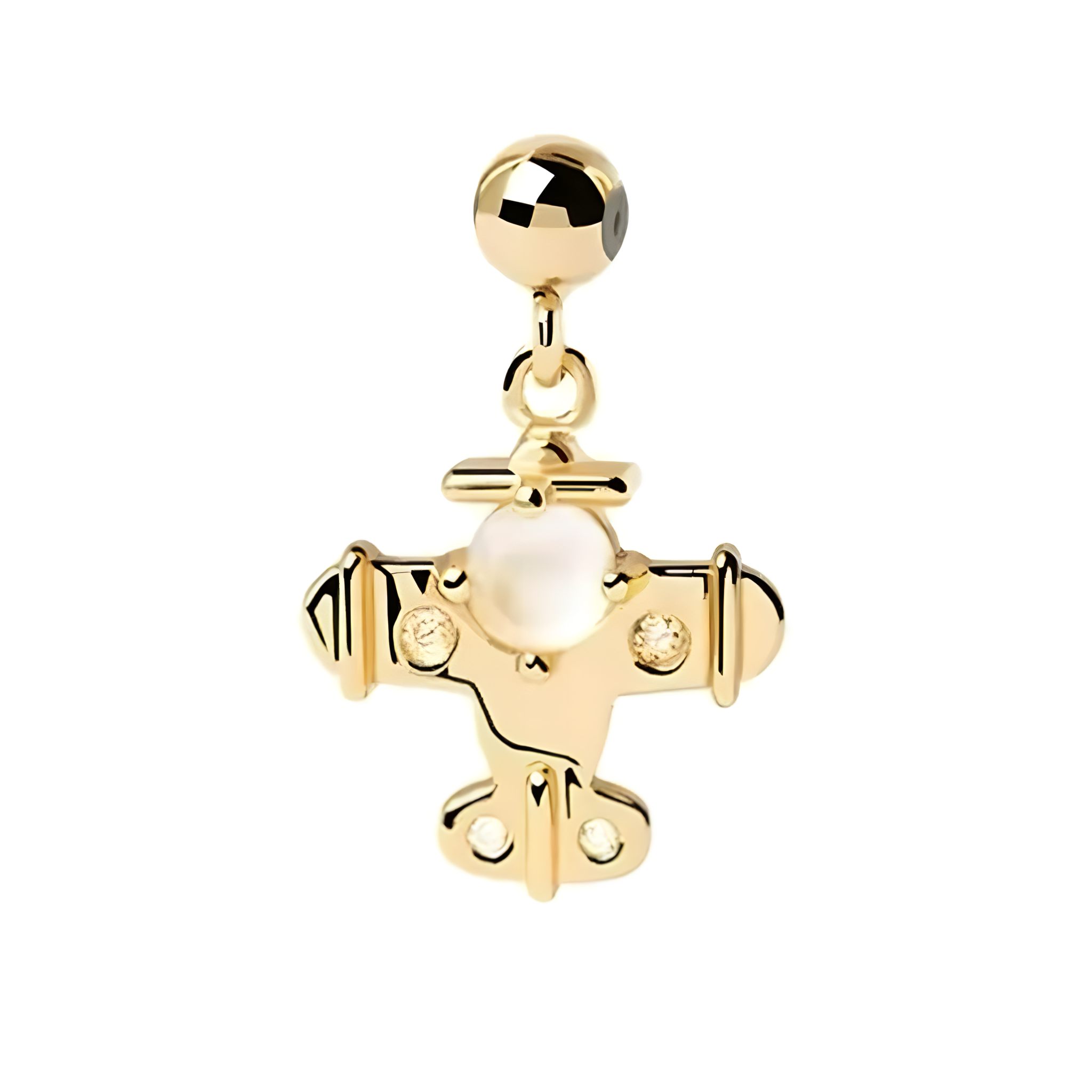 925 Sterling Silver Airplane Charm